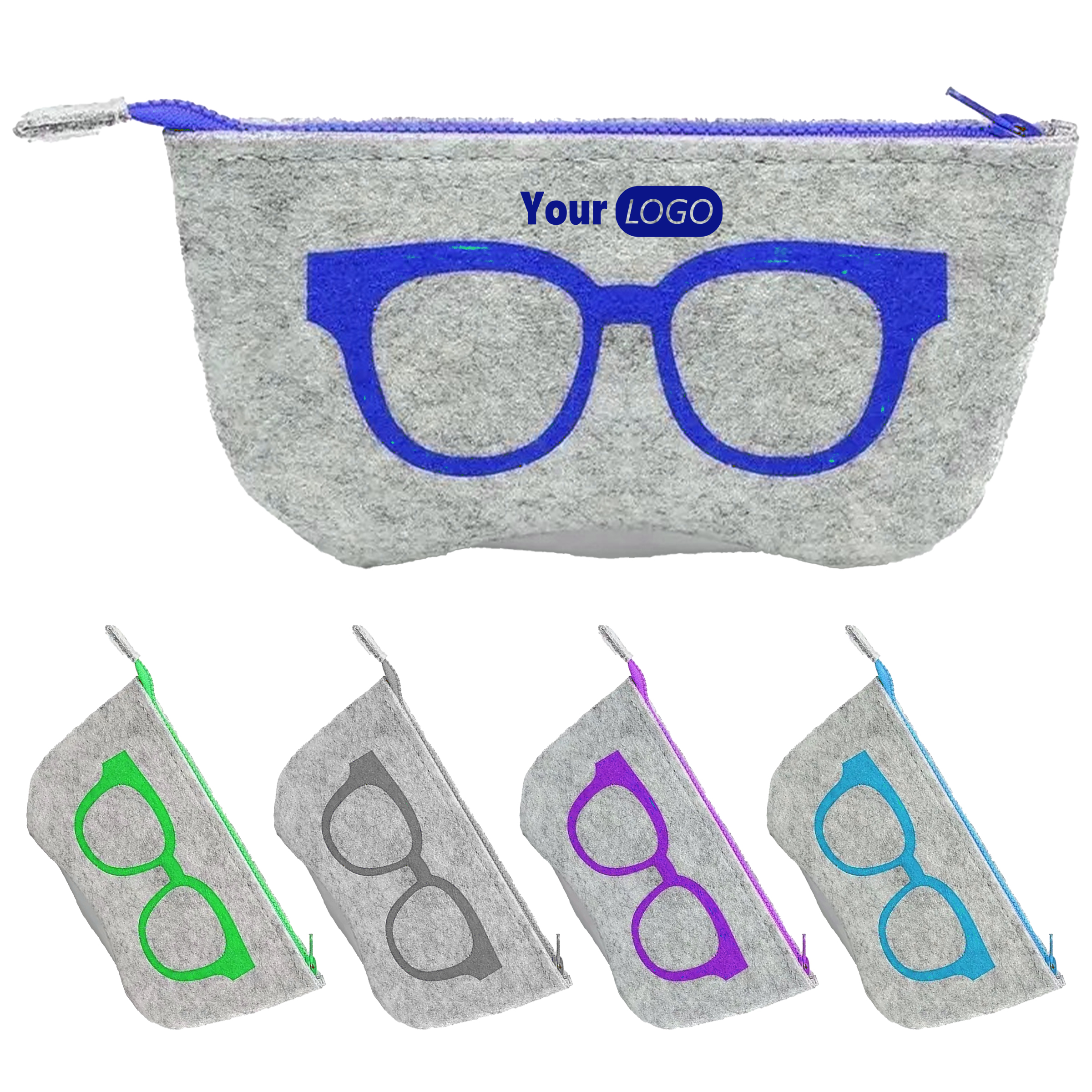 Other Fabric Custom Felt Glasses Bag 2