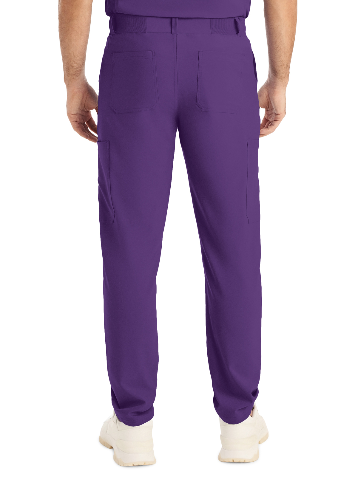 Landau - Forward - Men's Eight-Pocket Mid-Rise Rib-Knit Elastic Waist Cargo Pant 9