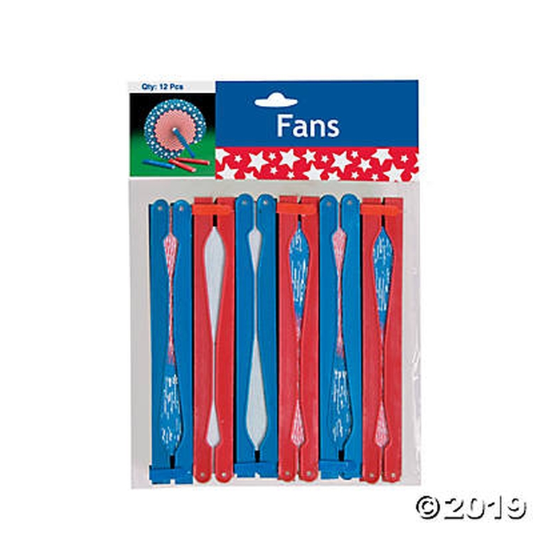 Patriotic Folding Fan 3