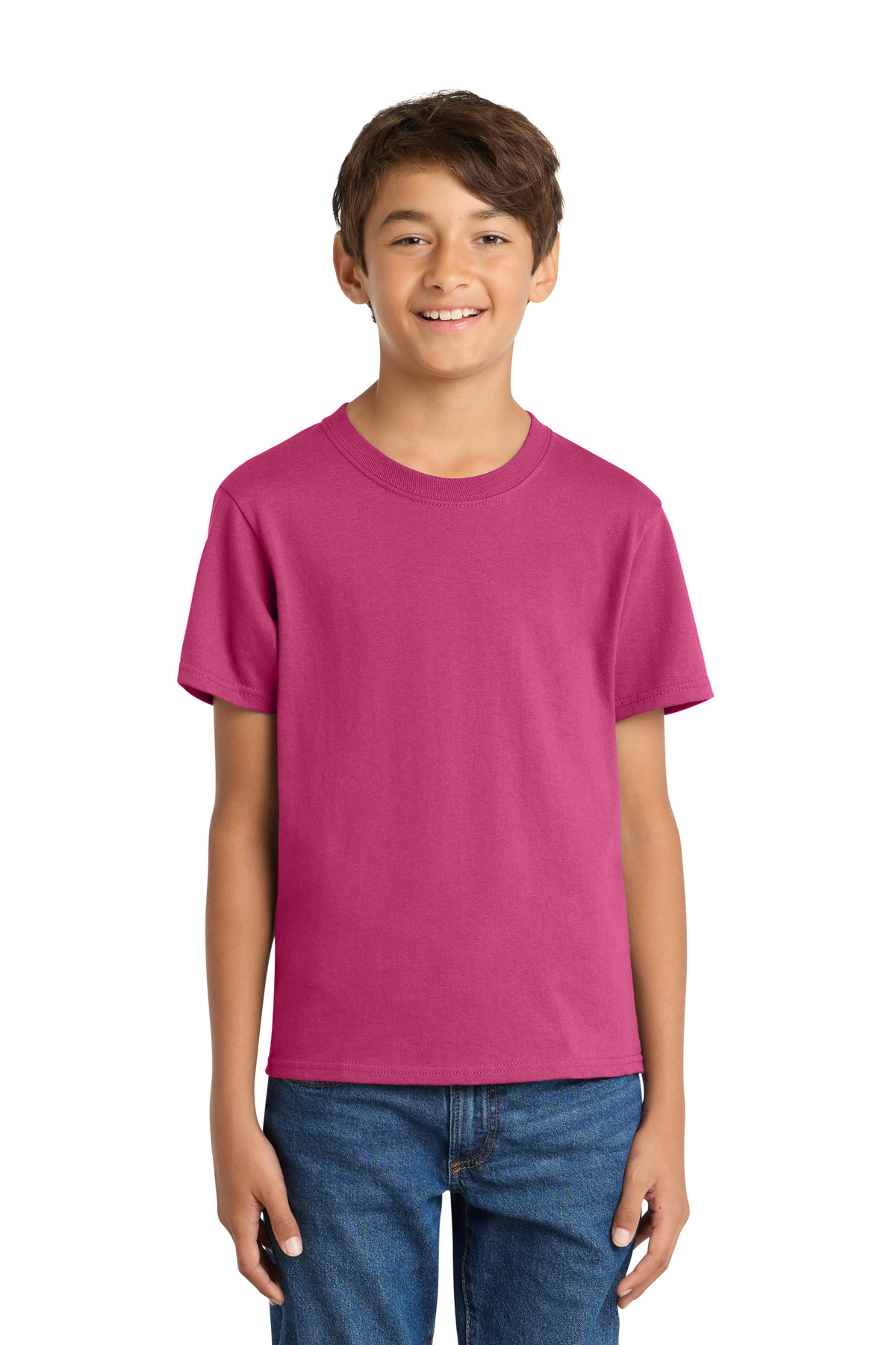 Port & Co Youth Core Cotton Tee. PC54Y 422