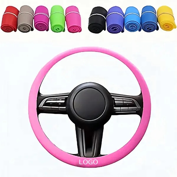 Car Steering Wheel Silicone Cover Protective Grip Enhancer 4