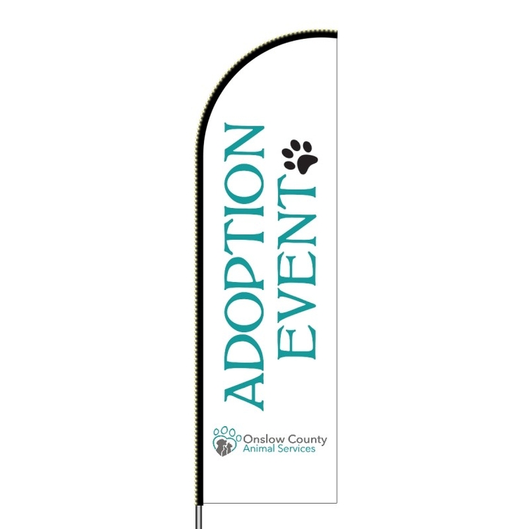 Flex Banner™ LX Feather Flag with Pole, Single-Sided 14' Outdoor Banner 8
