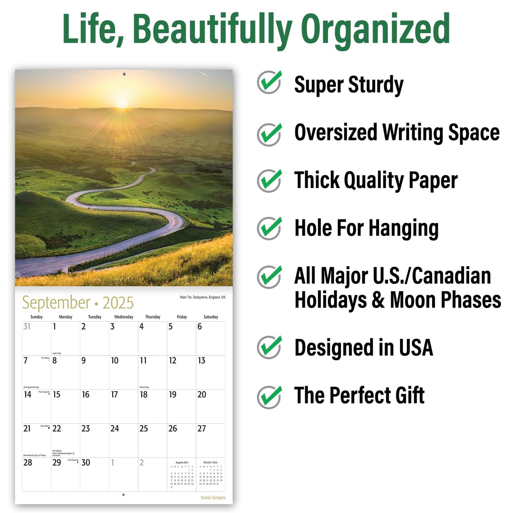 2025 Custom Wall Calendar for Planning and Organizing 4