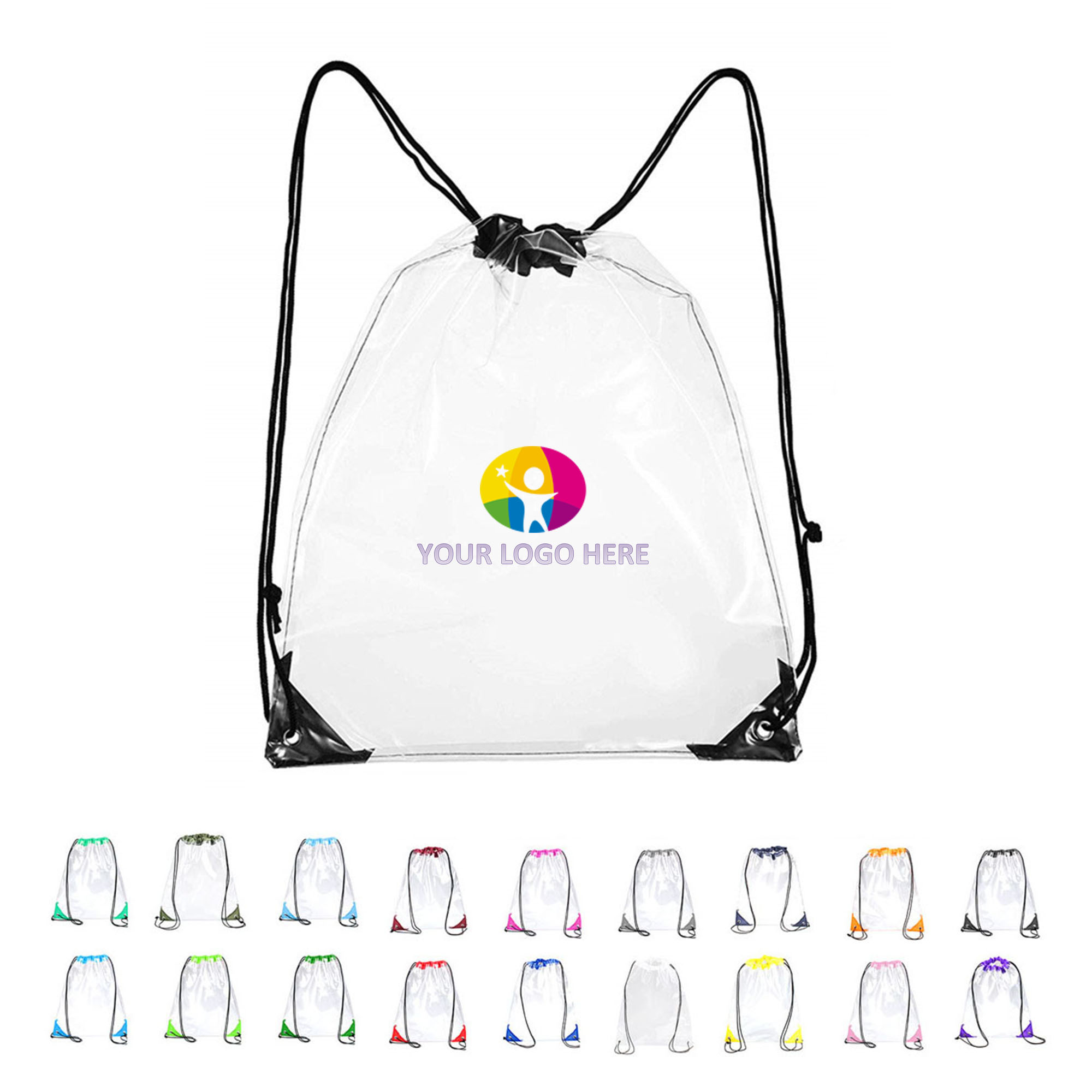 Transparent Drawstring Bag 6