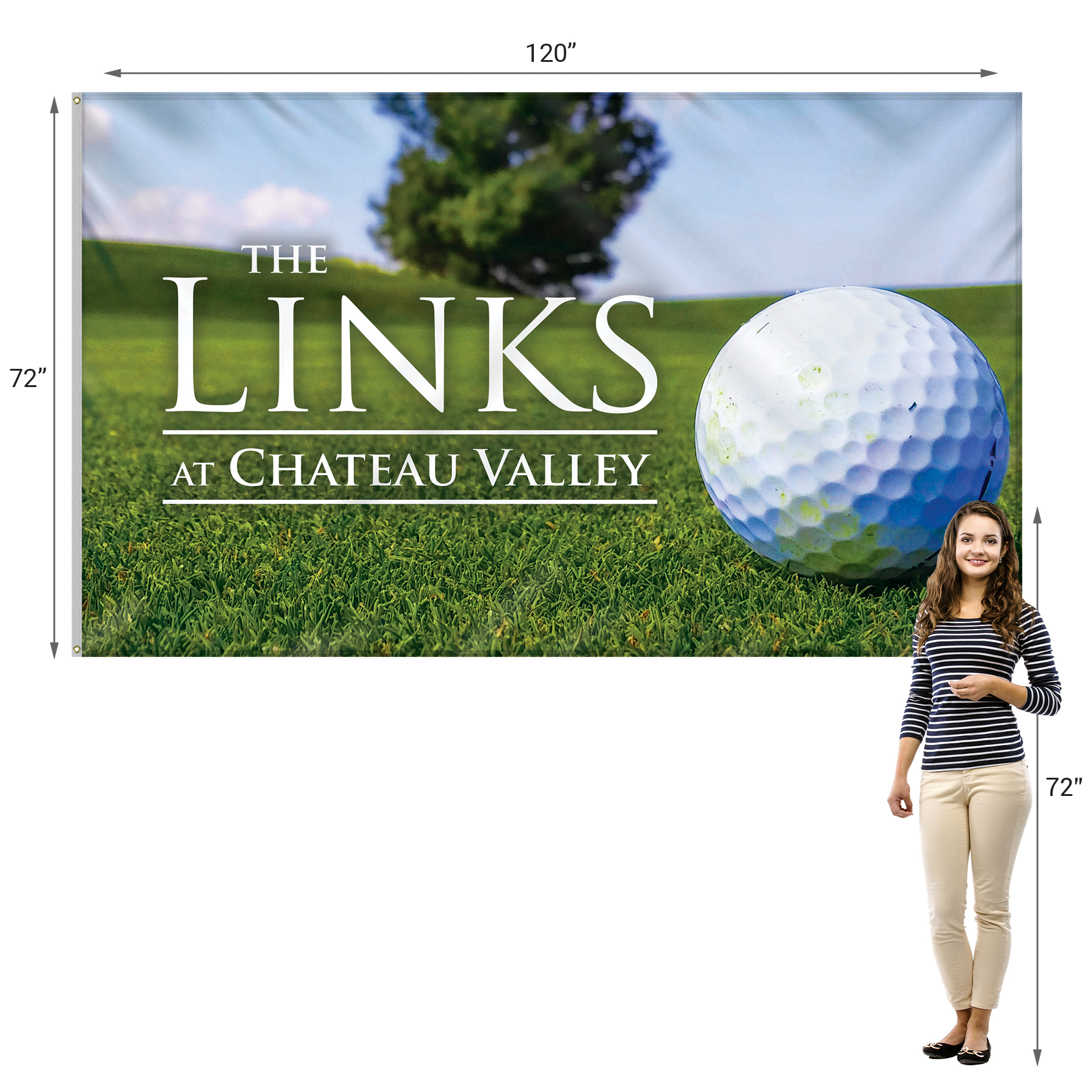 6' x 10' Digitally Printed Single Reverse Spun Polyester Flag 4