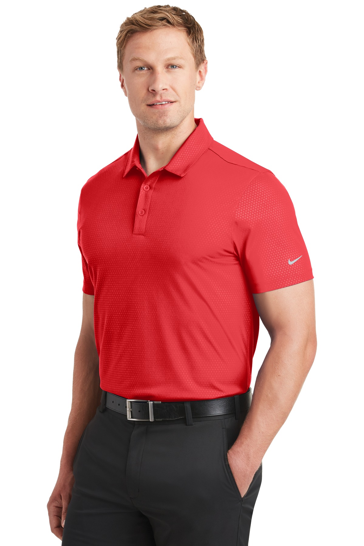 Nike Dri-FIT Embossed Tri-Blade Polo. 838964 30