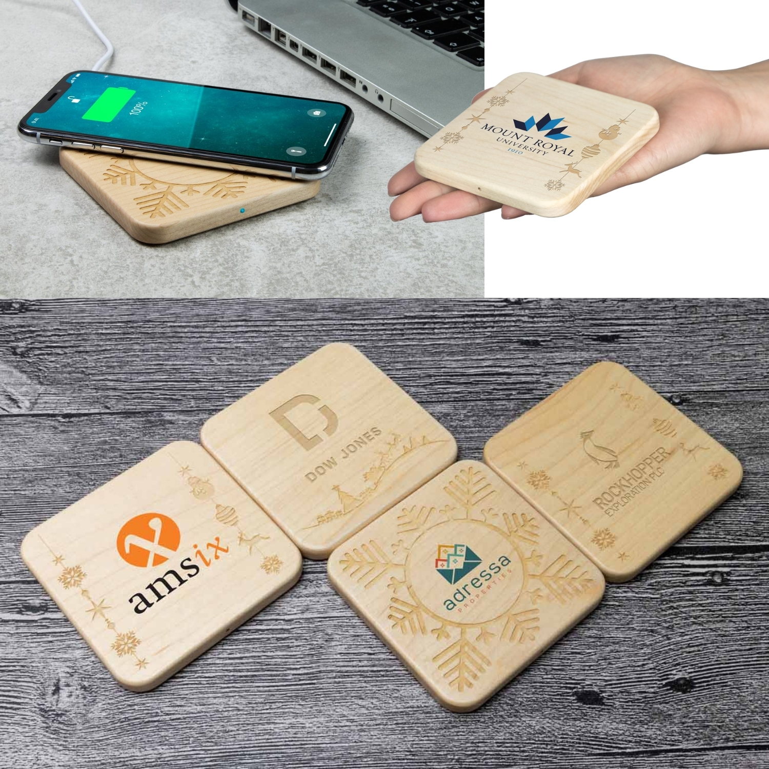 Bamboo Eco Qi Wireless Charger 2