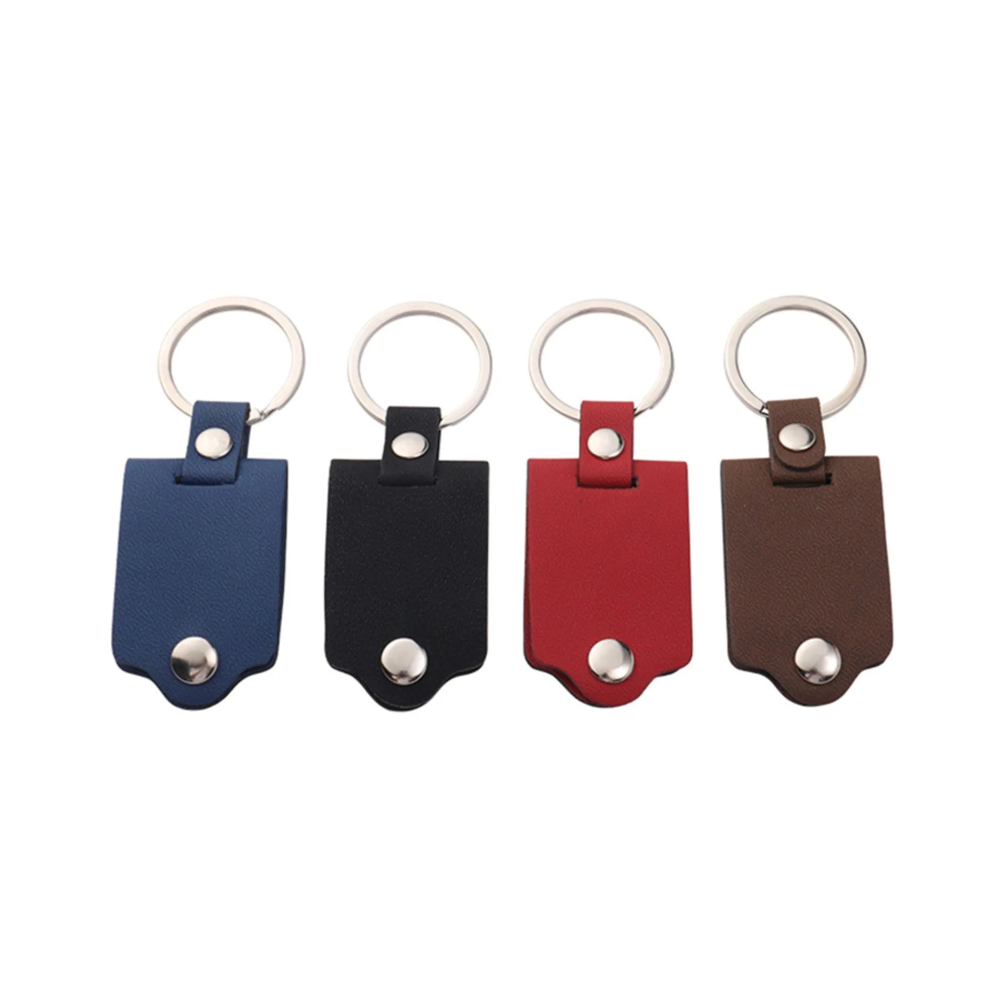 Leather Case Photo Frame Keychain 2