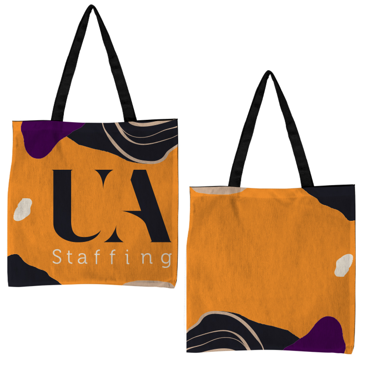 Flat Tote- Full Color on Both Sides 8