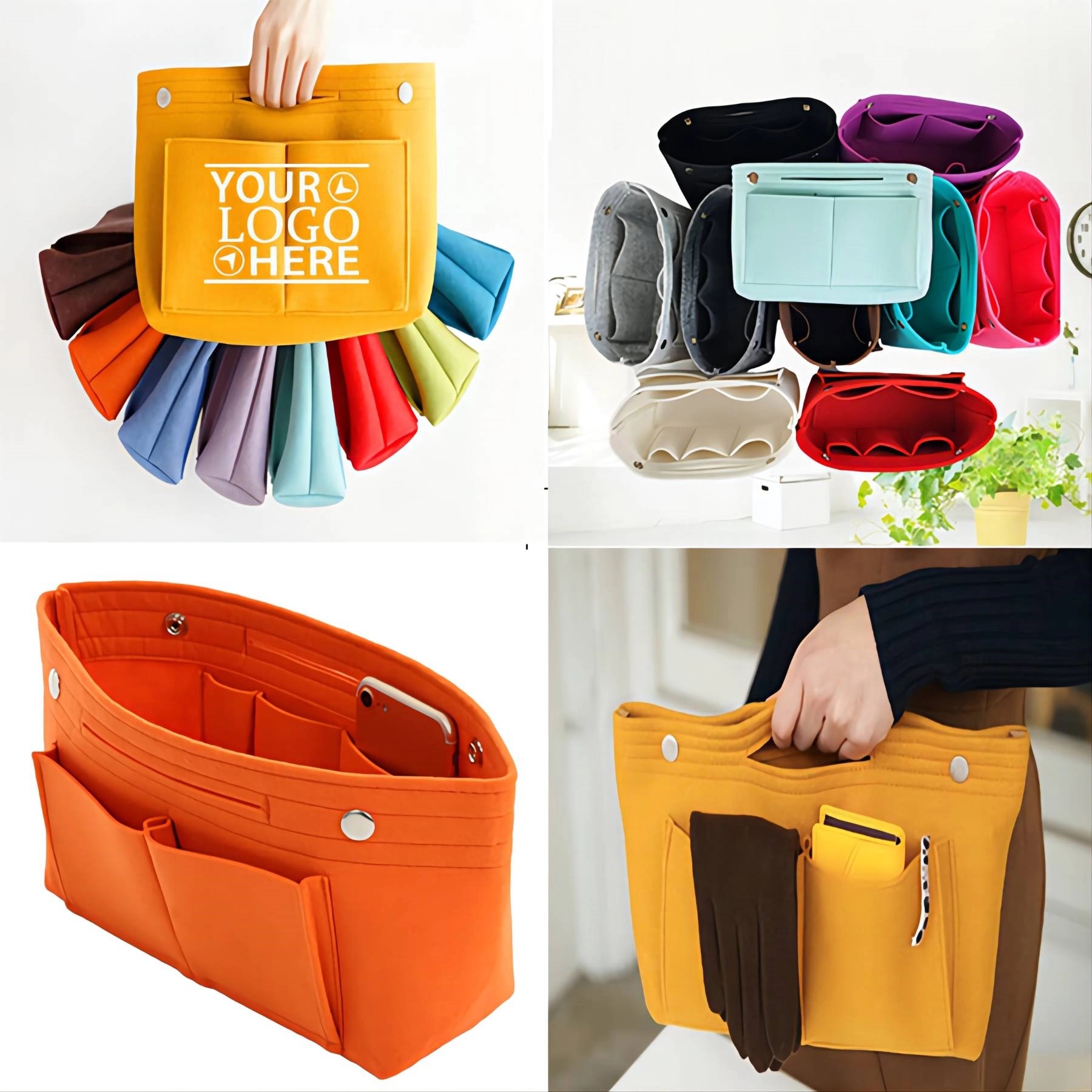 Multifunctional Felt Travel Storage Pouch 2