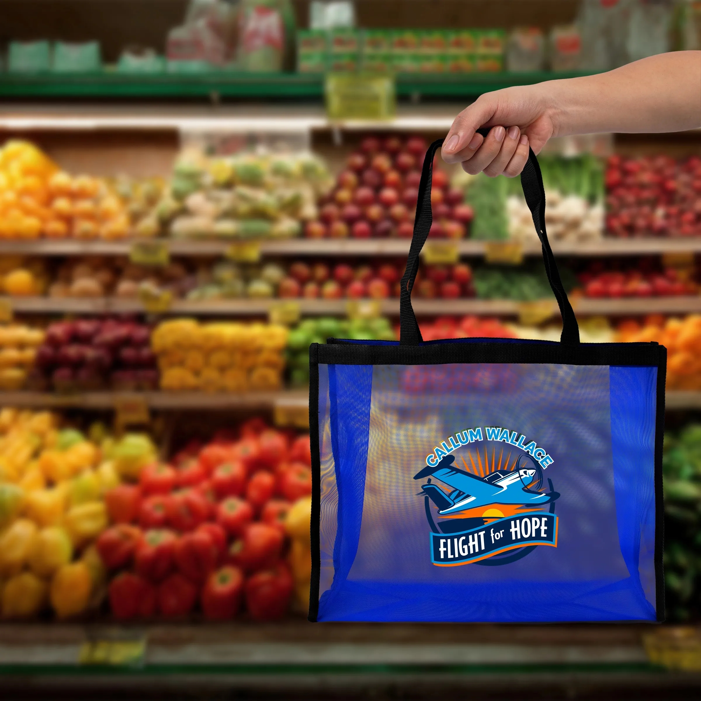 Recycled Mesh Tote Bag 3