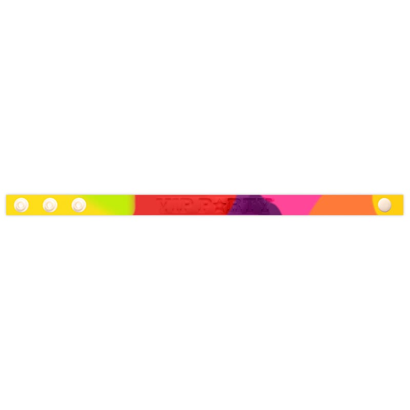 Debossed Silicone Adjustable  Wristbands 239