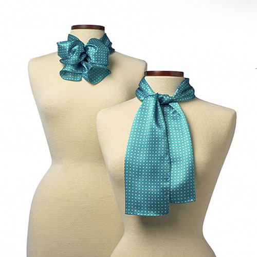 Teal Newport Polyester Scarf - 8"x45" 1