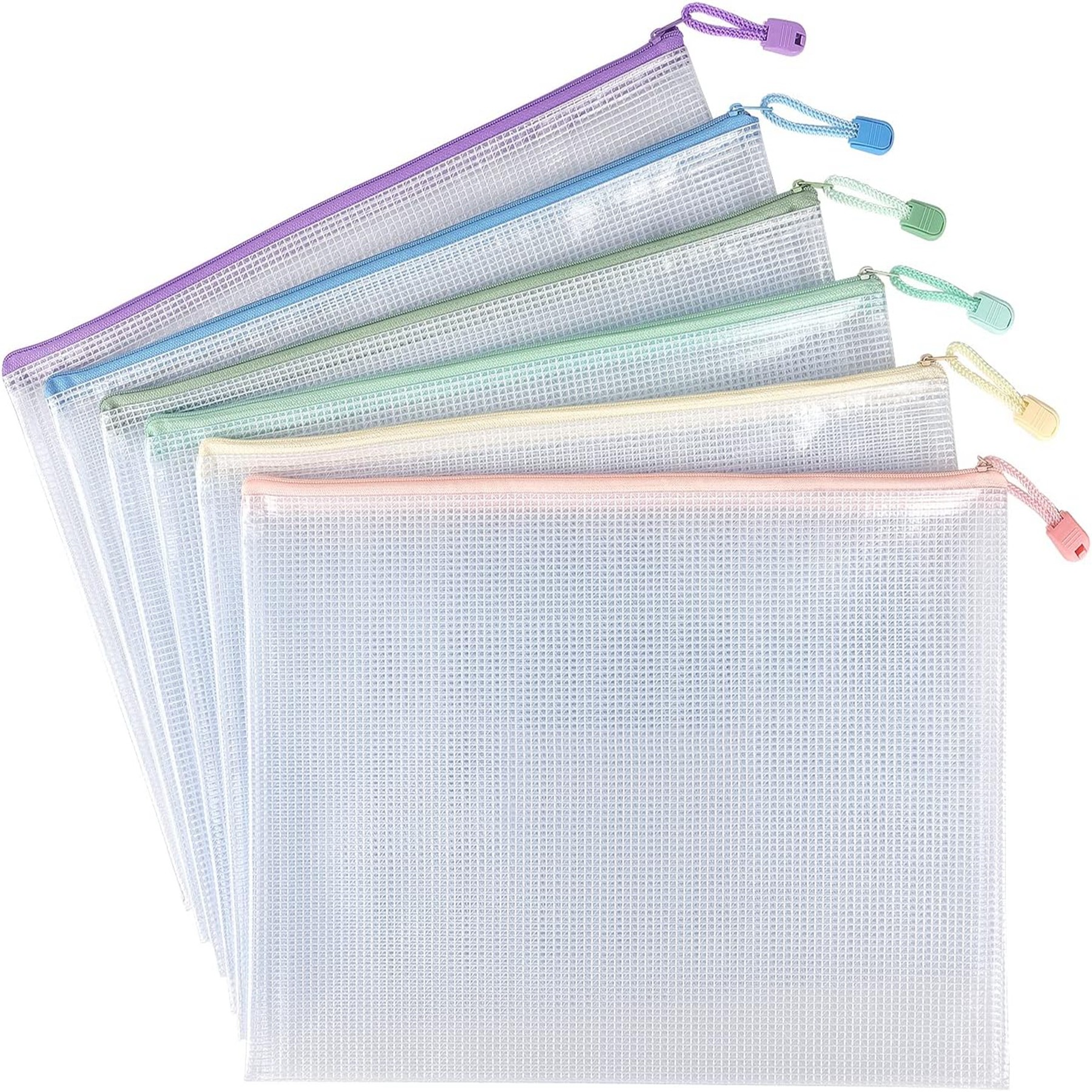 A4 Mesh Zipper Pouch Document Bag 4
