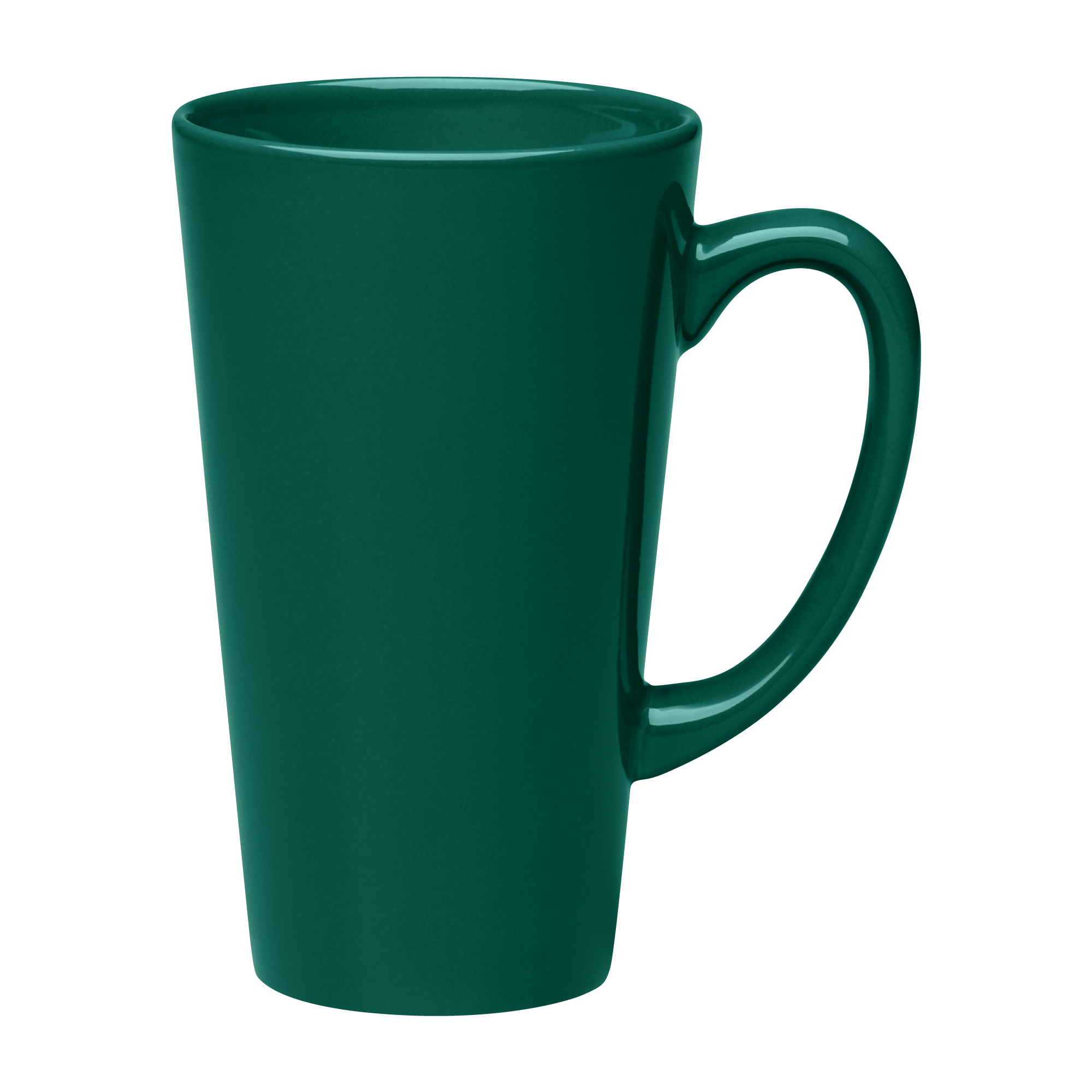 16 oz Green Funnel Tall Latte Mug