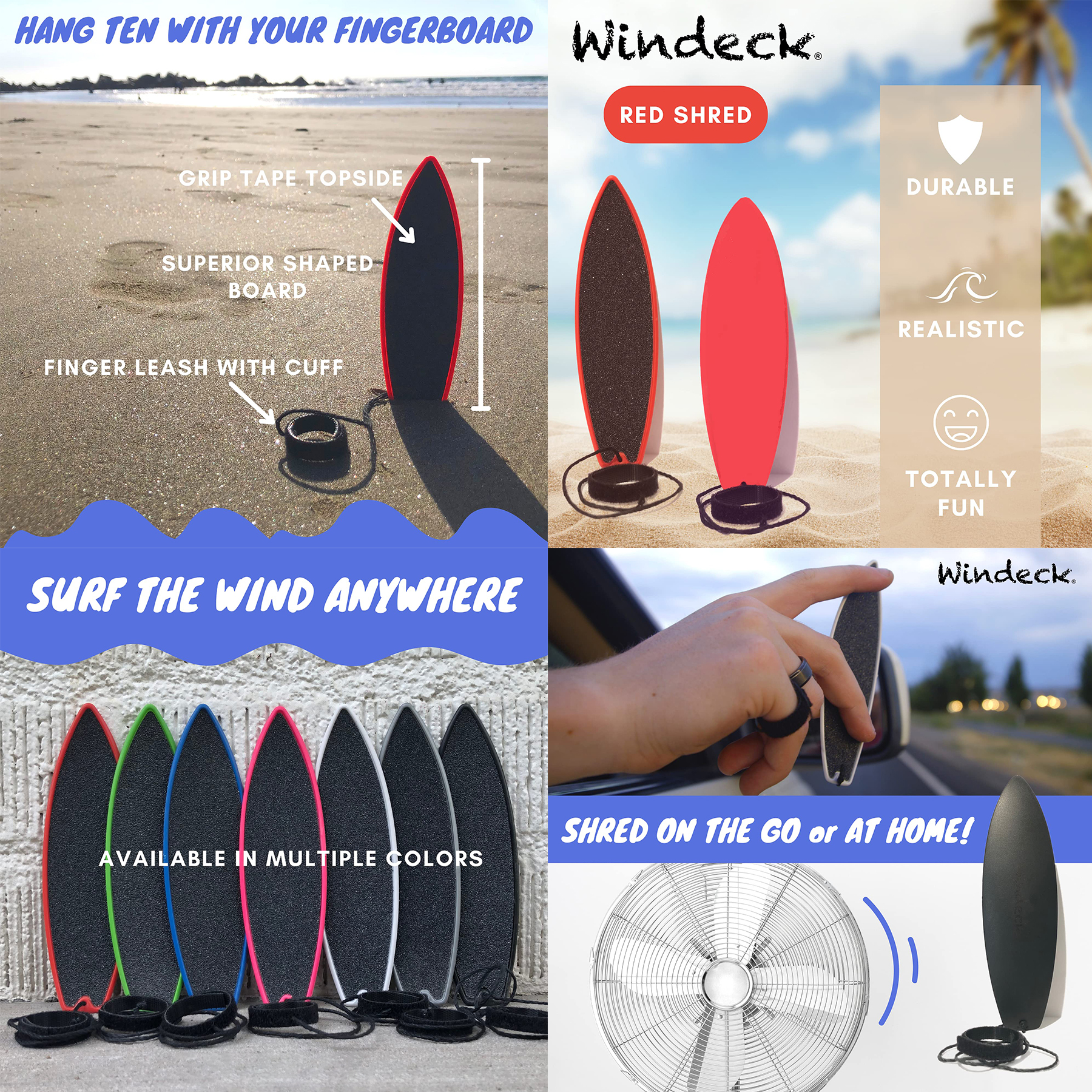 Finger Surfboard