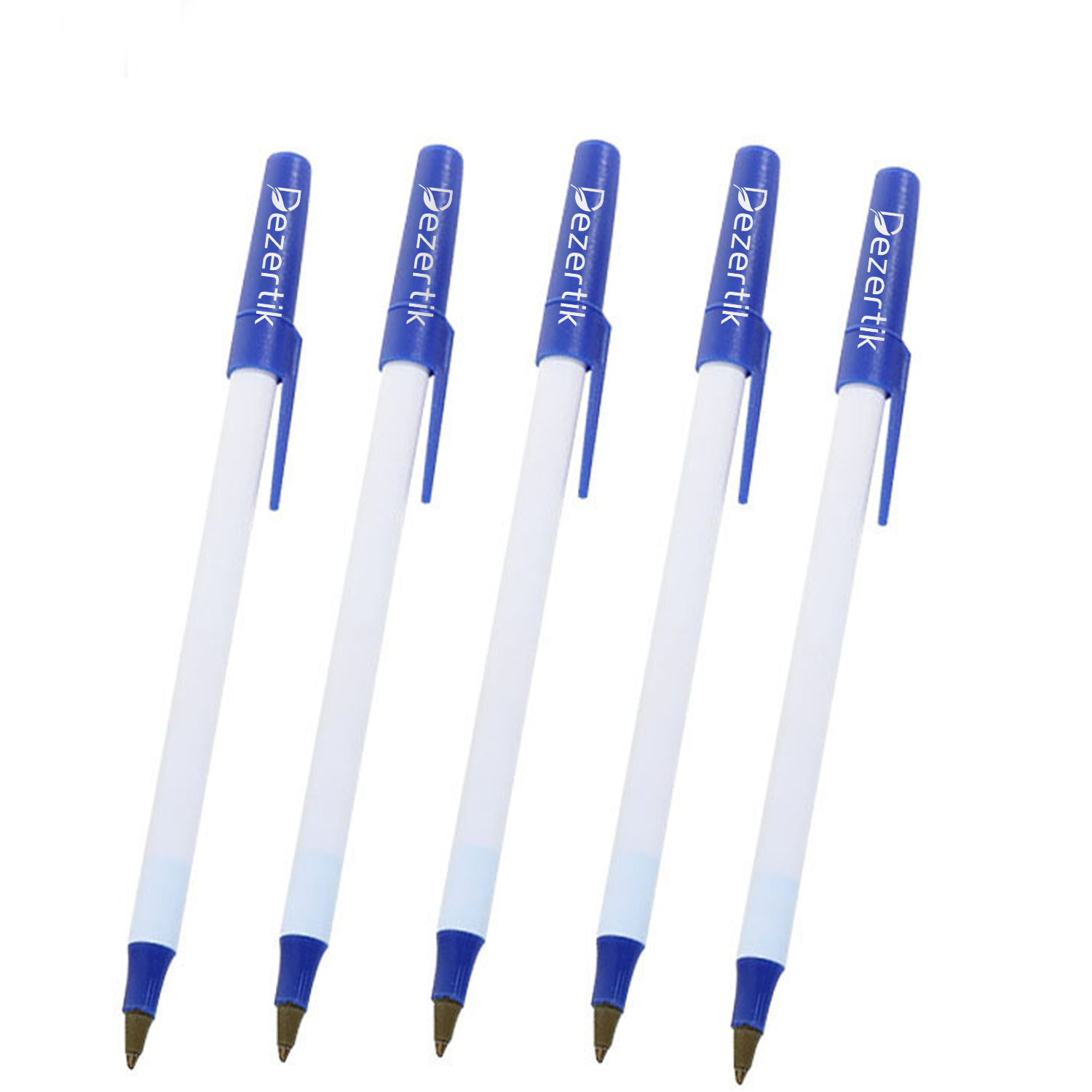 Transparent Plastic Ballpoint Pen with Signature Design 5