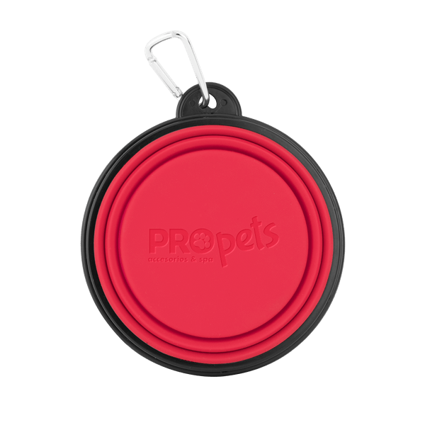 Collapsible Silicone Pet Bowl w/Carabiner 43
