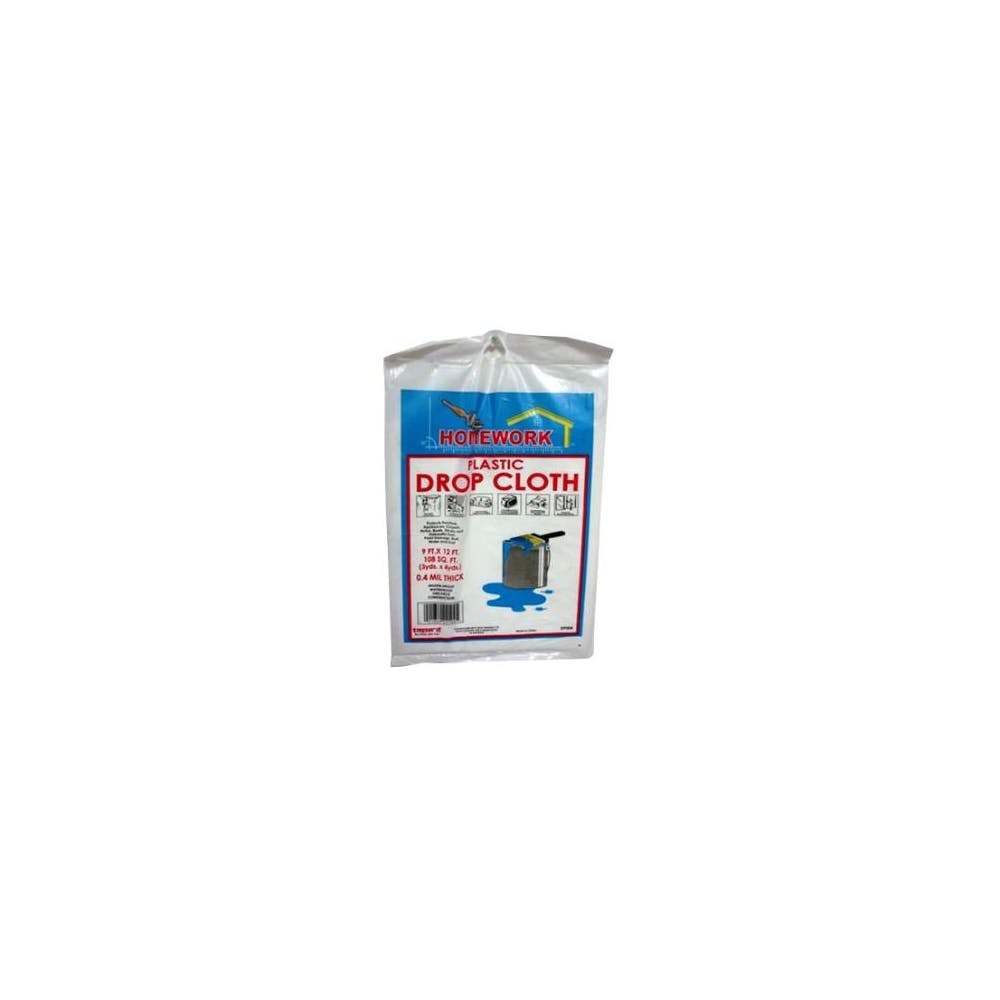 Drop Cloth - Plastic 12' x 9' 2