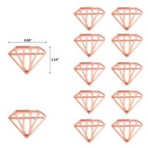 Diamond Shaped Paper Clips in Tin Box 1