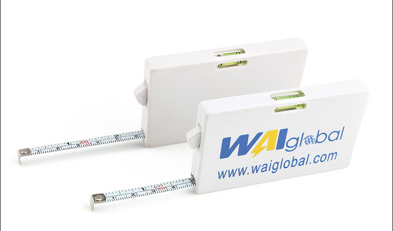6.5FT Rectangle Business Card Tape Measure with Level Metric Imperial 3
