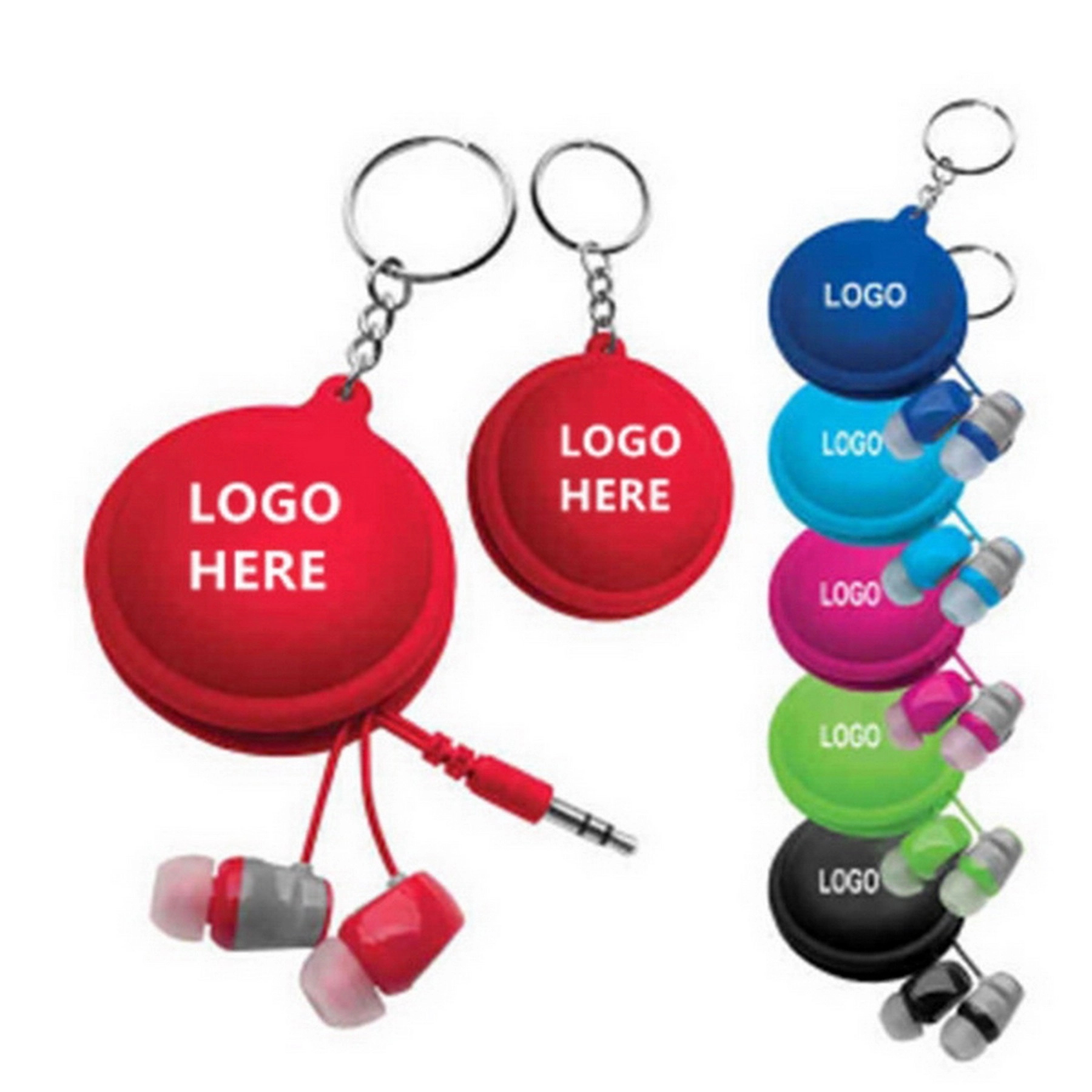 Ear Bud Cable Winder With Keychain 1