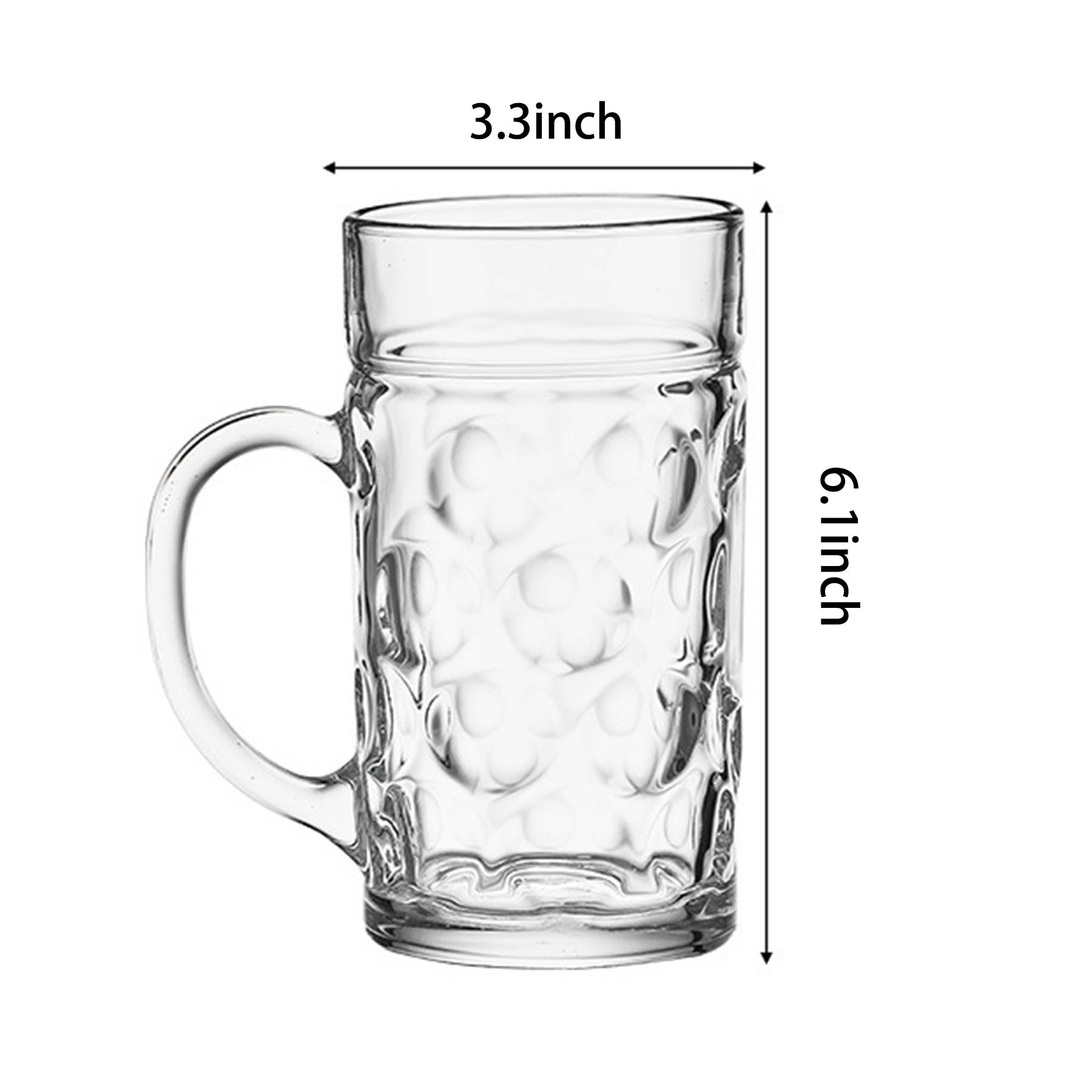19.7oz Crystal beer mug 4