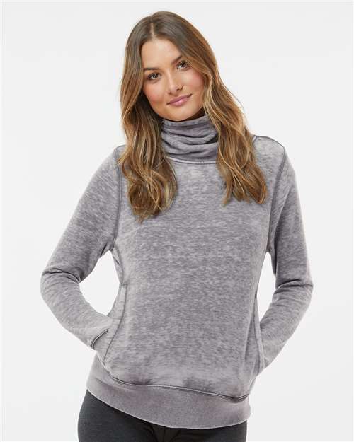 Women's Zen Fleece Cowl Neck Sweatshirt - 8930 8