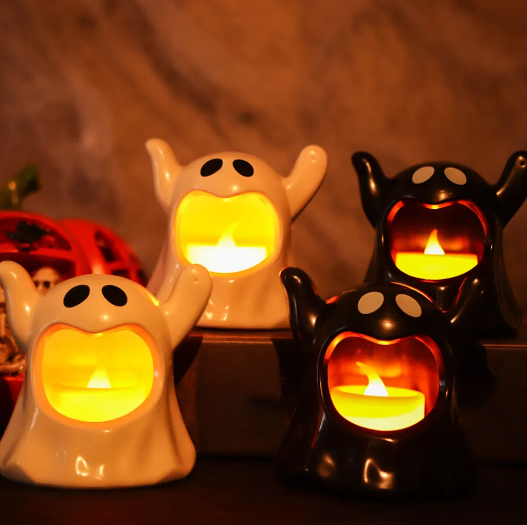 Halloween Ghost candlestick Lantern 5