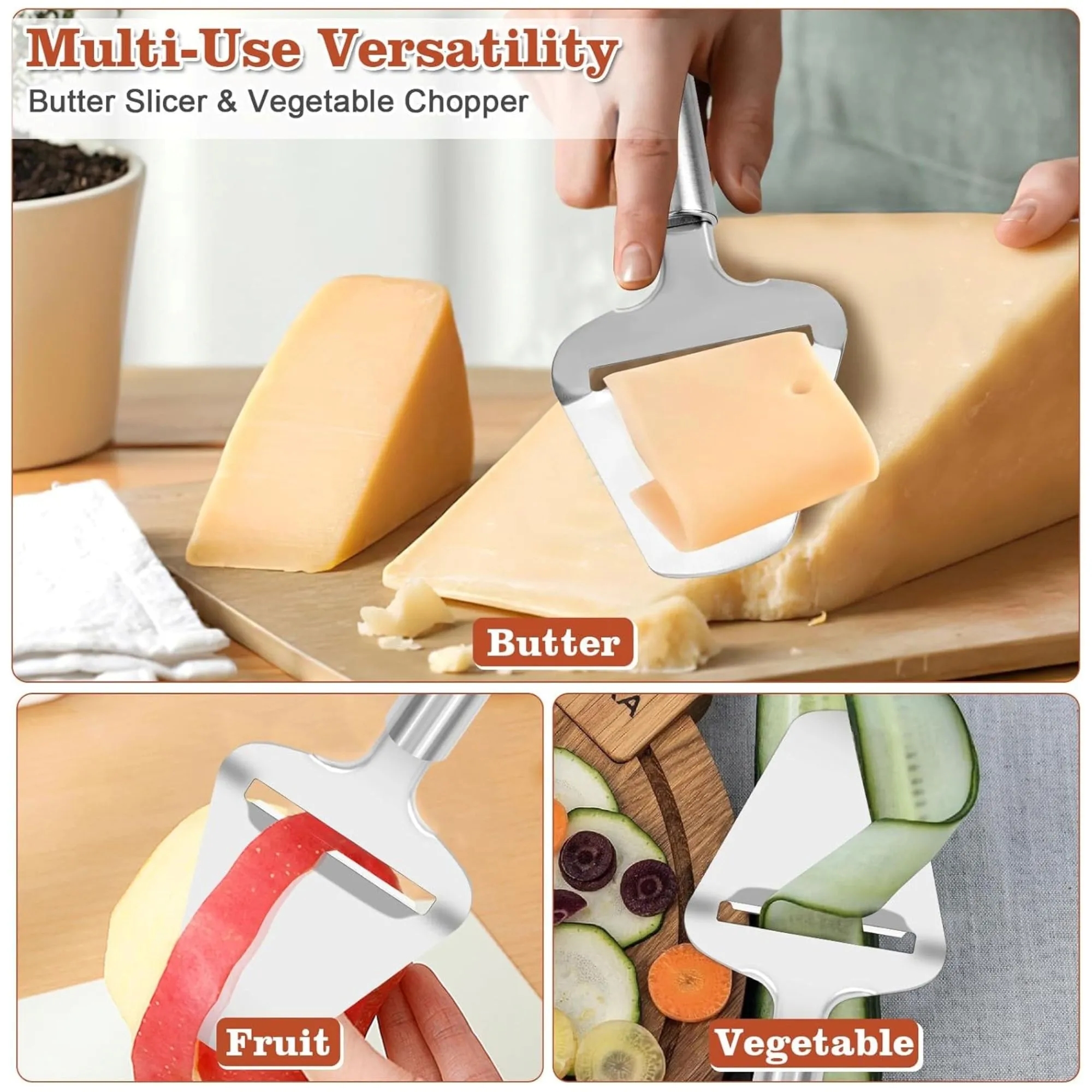 Stainless Steel Cheese Spatula 4