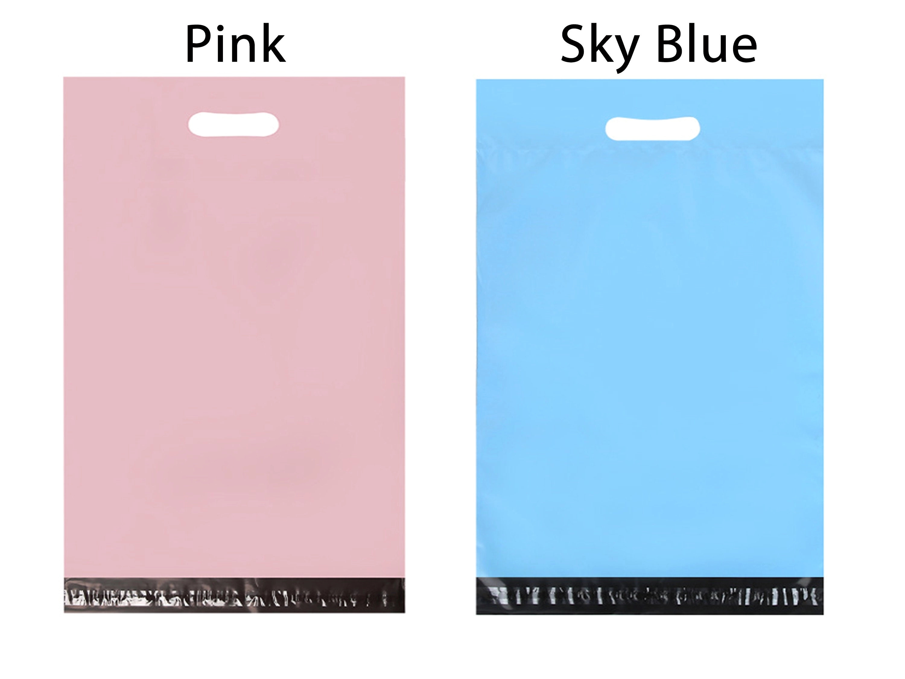 10" x13"Custom Poly mailers with handle 7