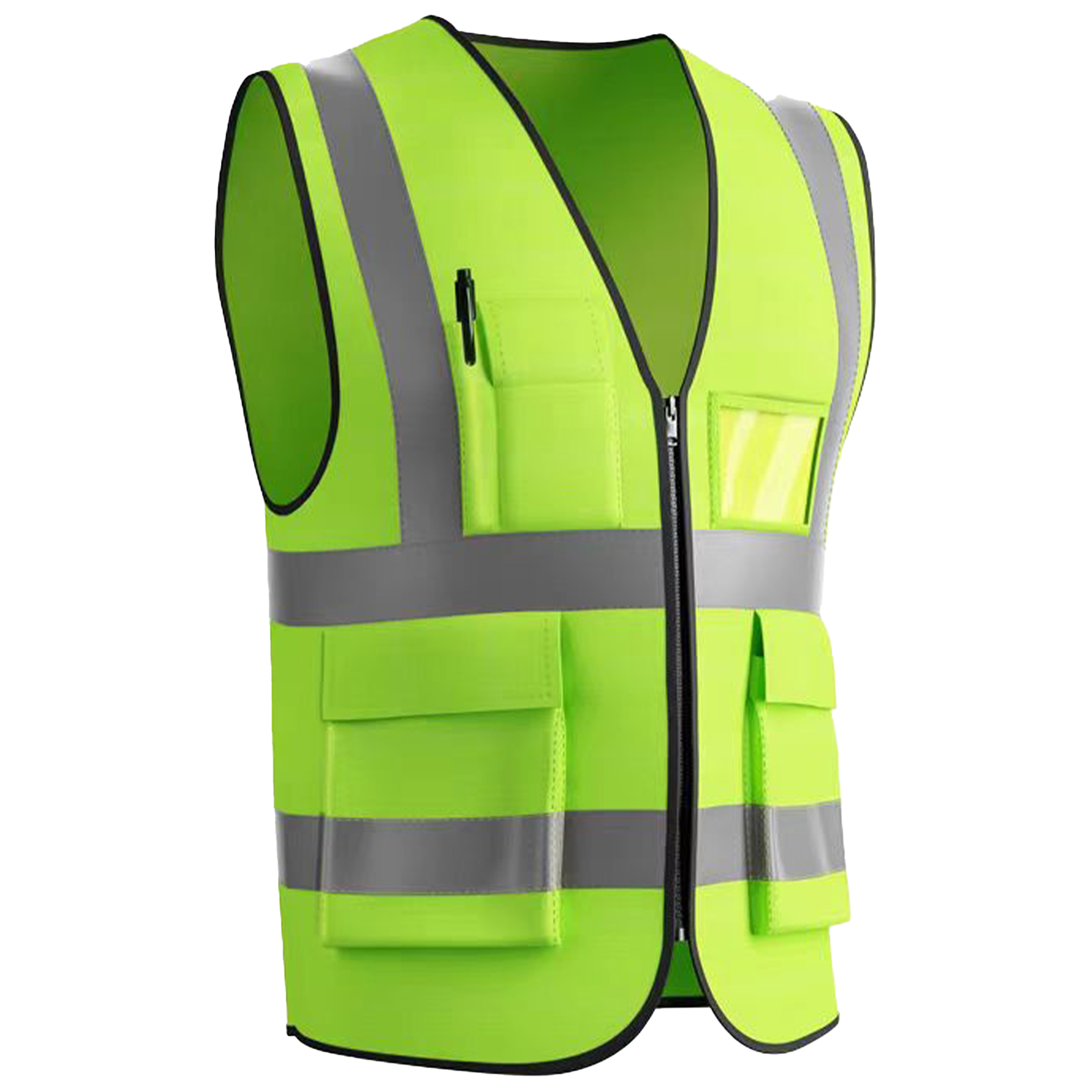 Polyester Multi Pocket Reflective Vest 5