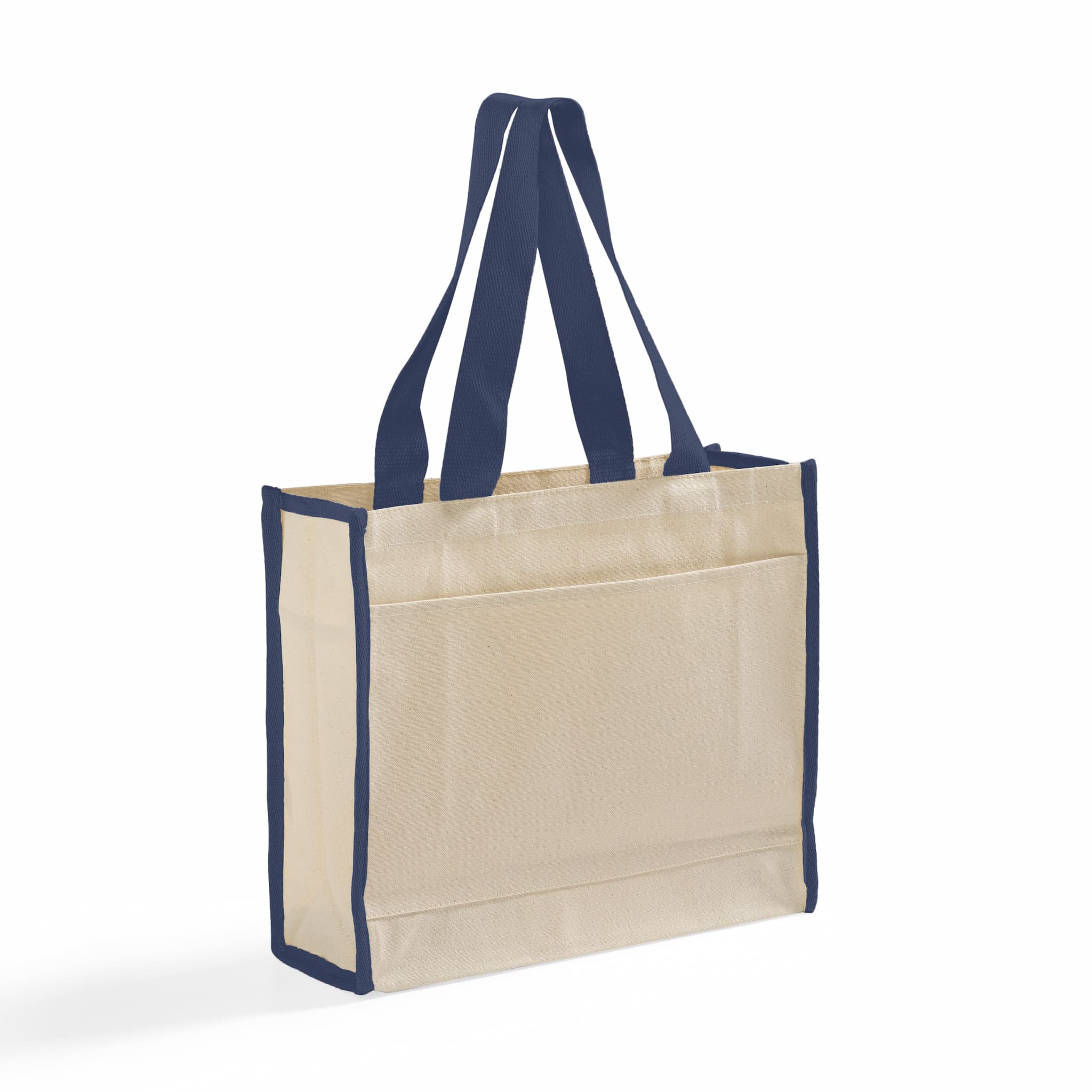Color-Trim Canvas Tote Bag, custom tote bag with logo imprint 9