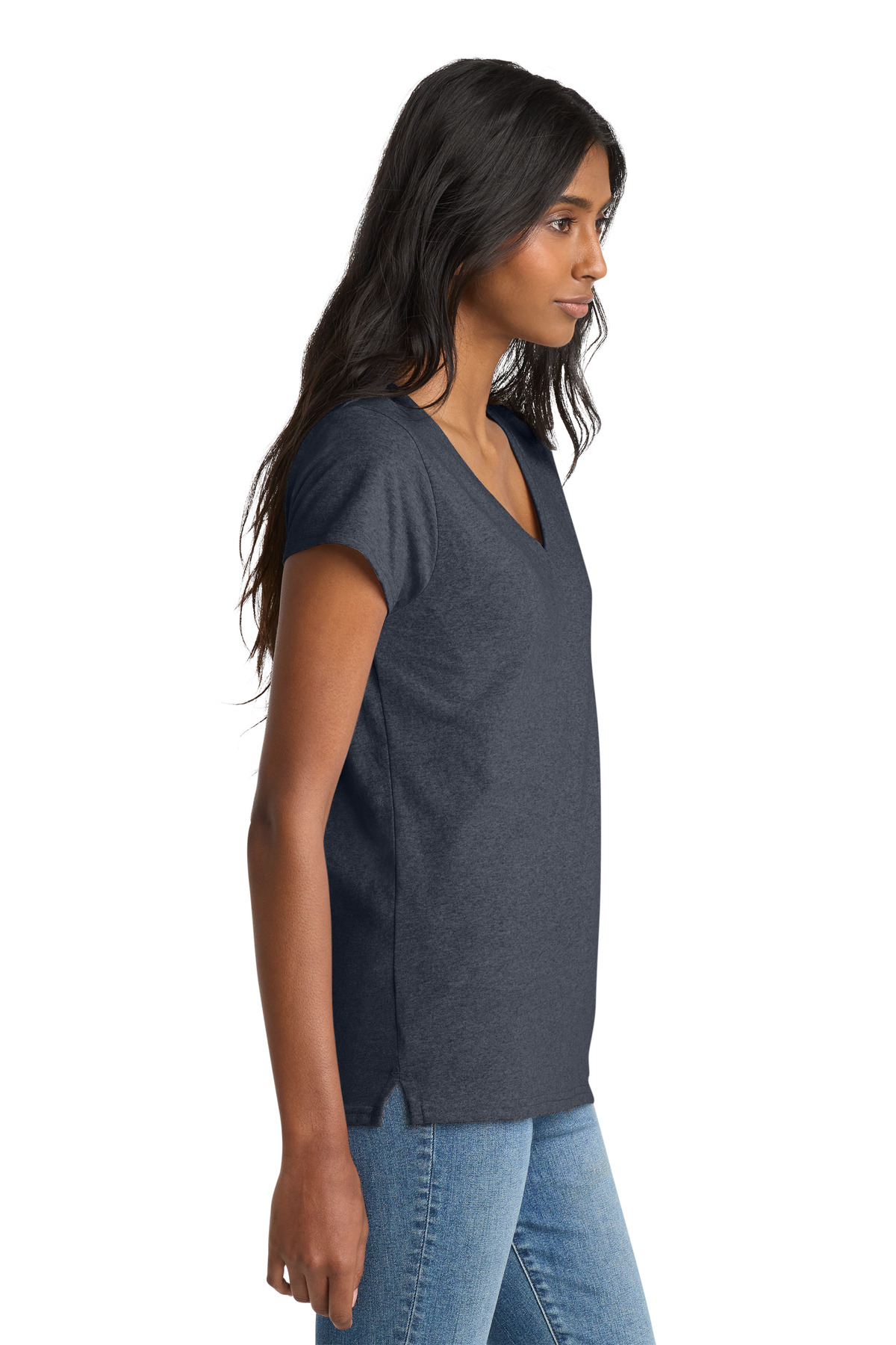 District Women's Re-Tee V-Neck DT8001 62