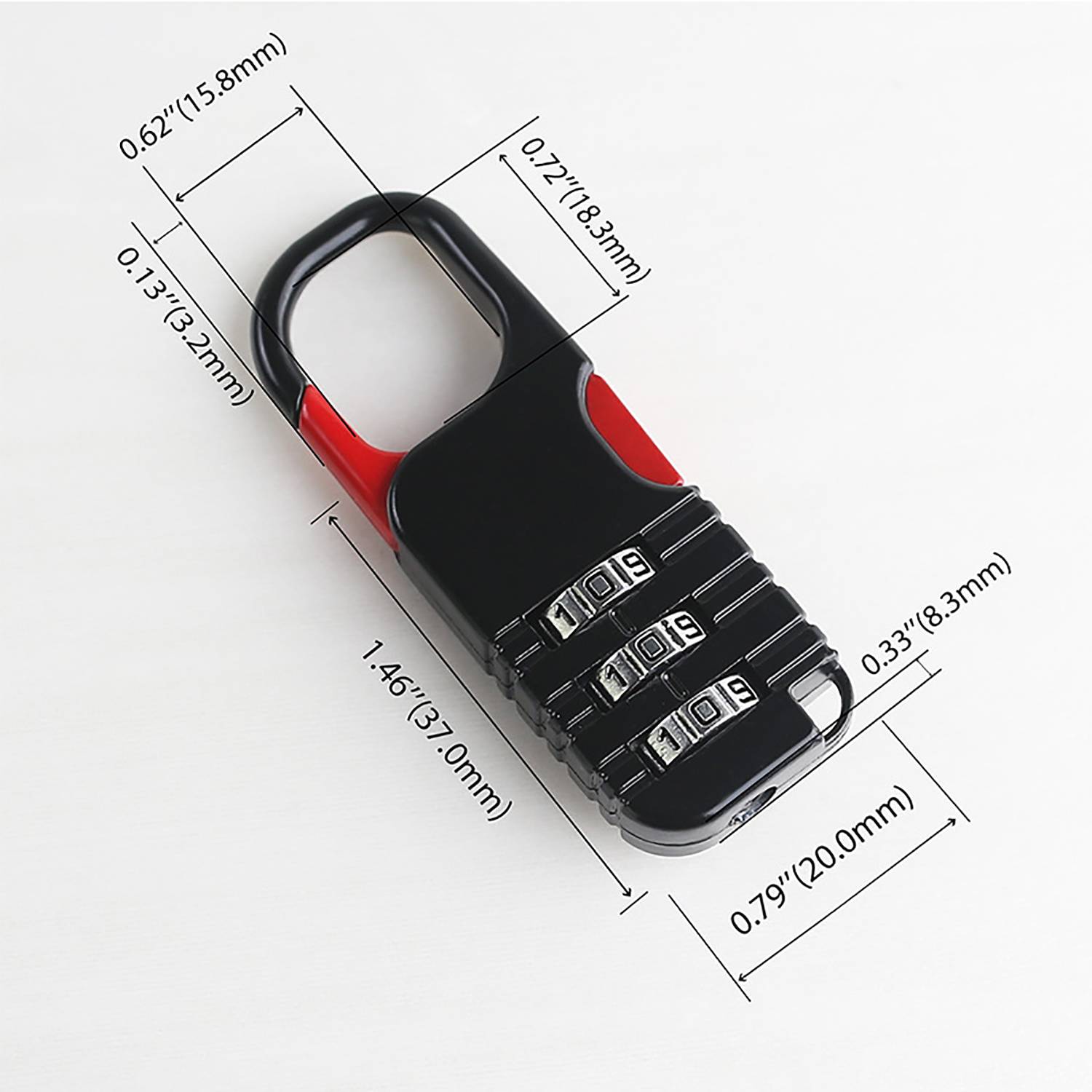 Anti Theft Steel Cable Padlock 3