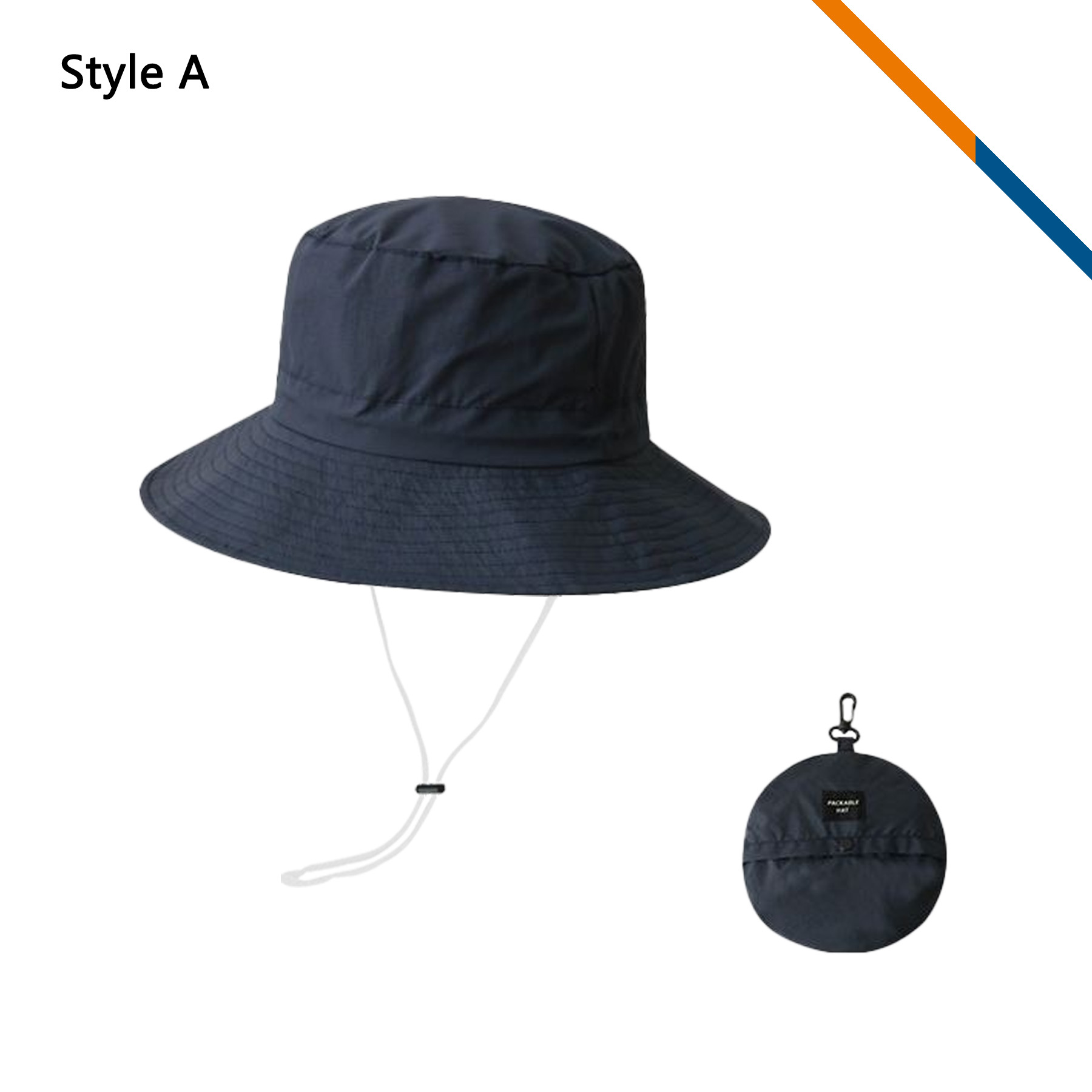 PeakBrim Foldable Hiking Bucket Hat With String 39