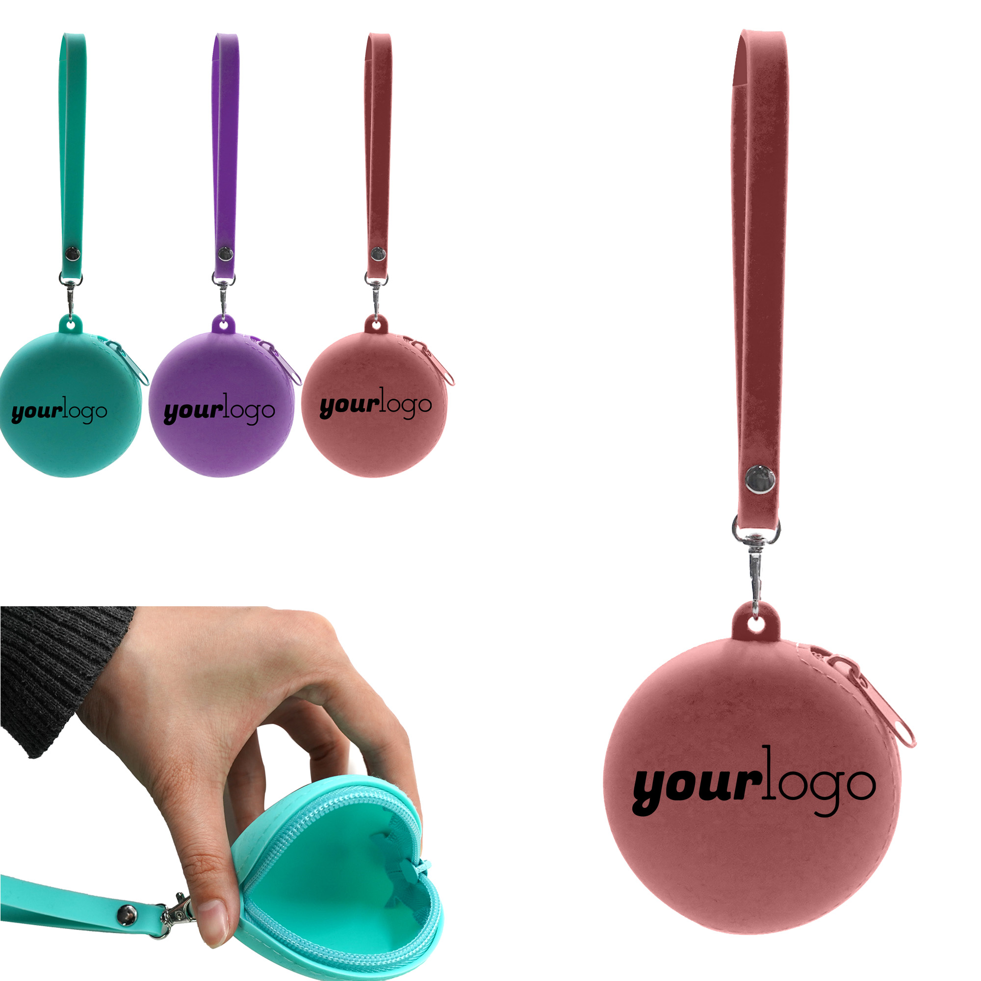 Portable Silicone Coin Organizer Case 2