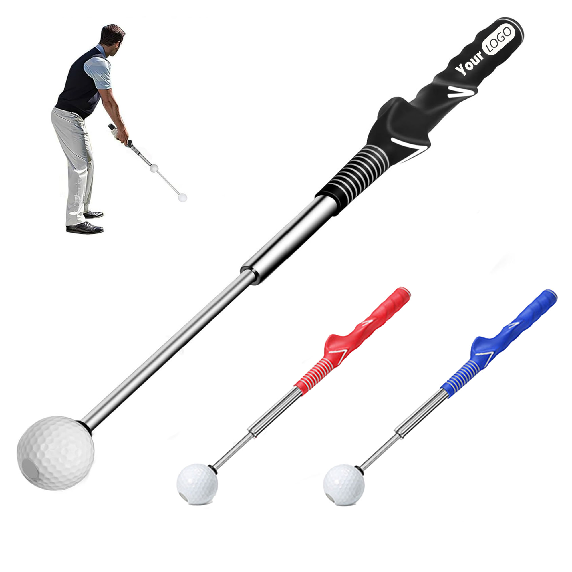 Telescopic Warm Up Golf Swing Trainer 1