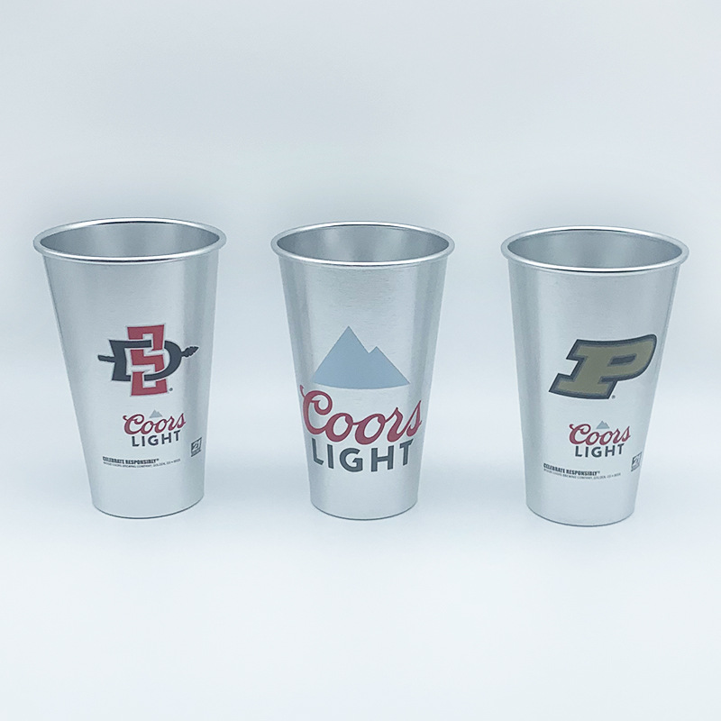 22 Ounces Aluminum Bar Mugs Cold-Drink Tumblers 5