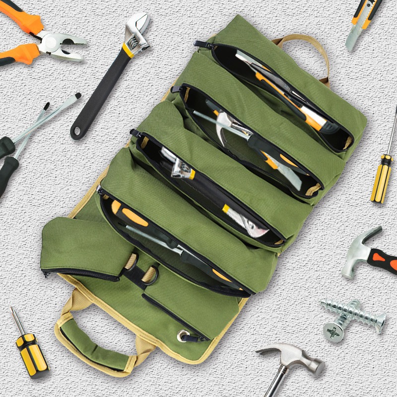 Compact Roll-Up Design Waterproof Oxford Storage Tote 3