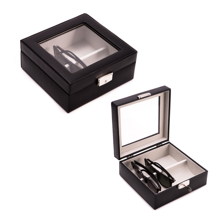 Leather Multi-Purpose Case with Glass Top 4