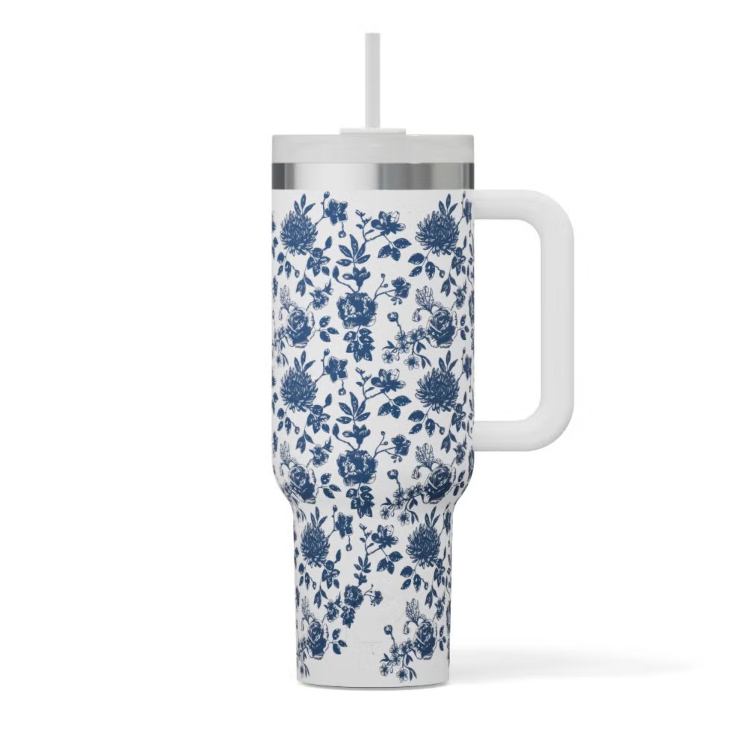 Sunny Summer 40 oz RTIC® Road Trip Tumbler with Handle 1