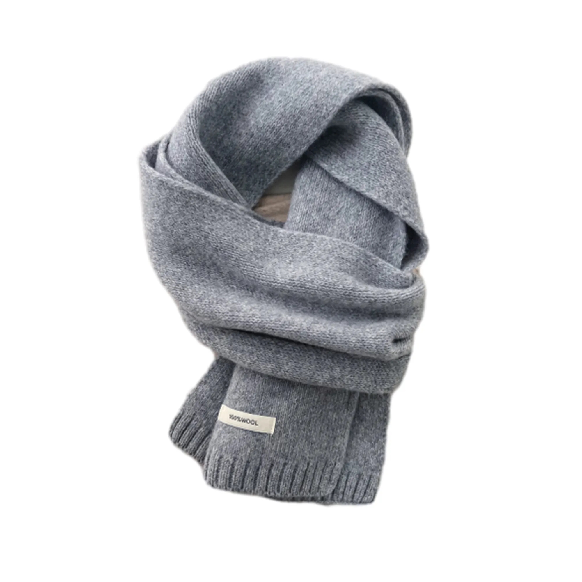100% Wool Winter Warm Scarf 10