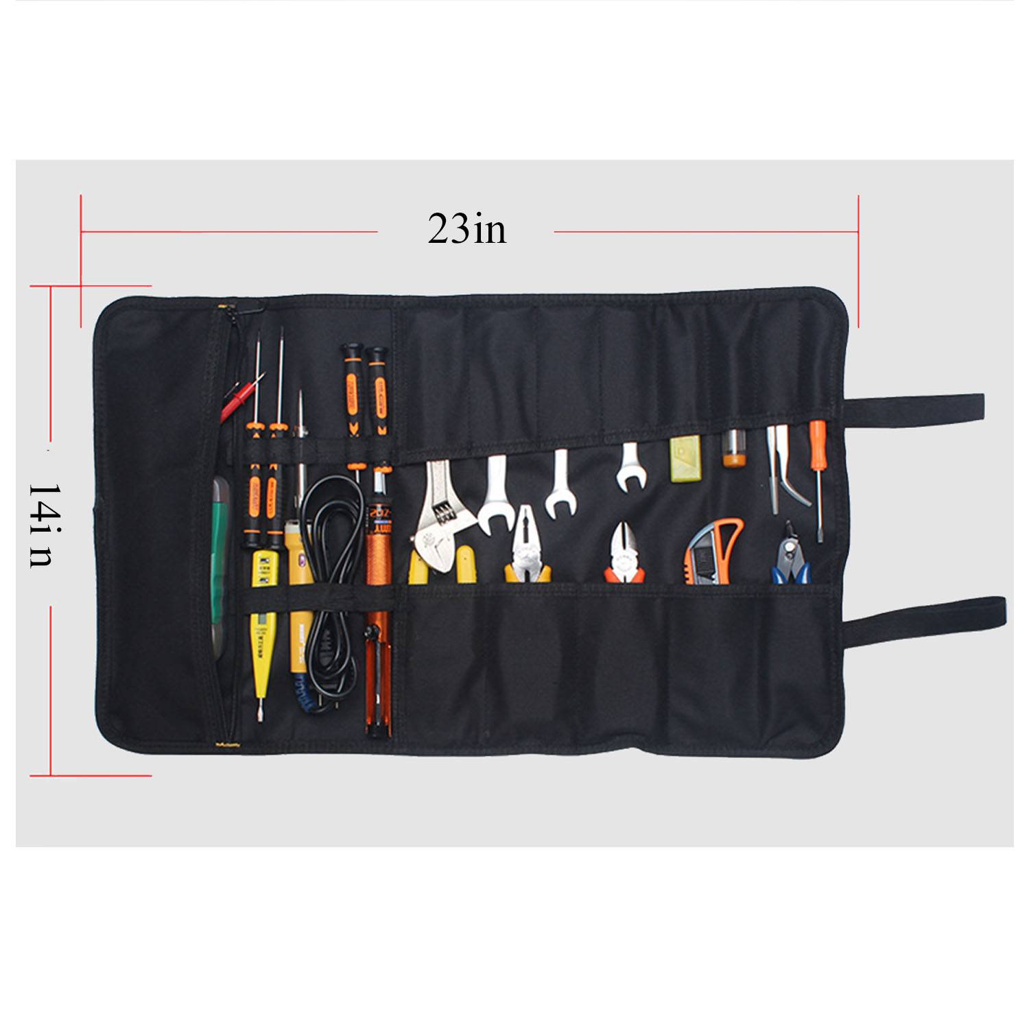 Multifunction Oxford Cloth Wrench Tool Roll Bag 2