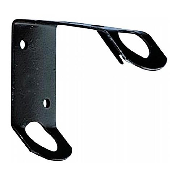 Black Stamped Steel Bracket-For Pole Sizes 3/8" to 5/8" 2