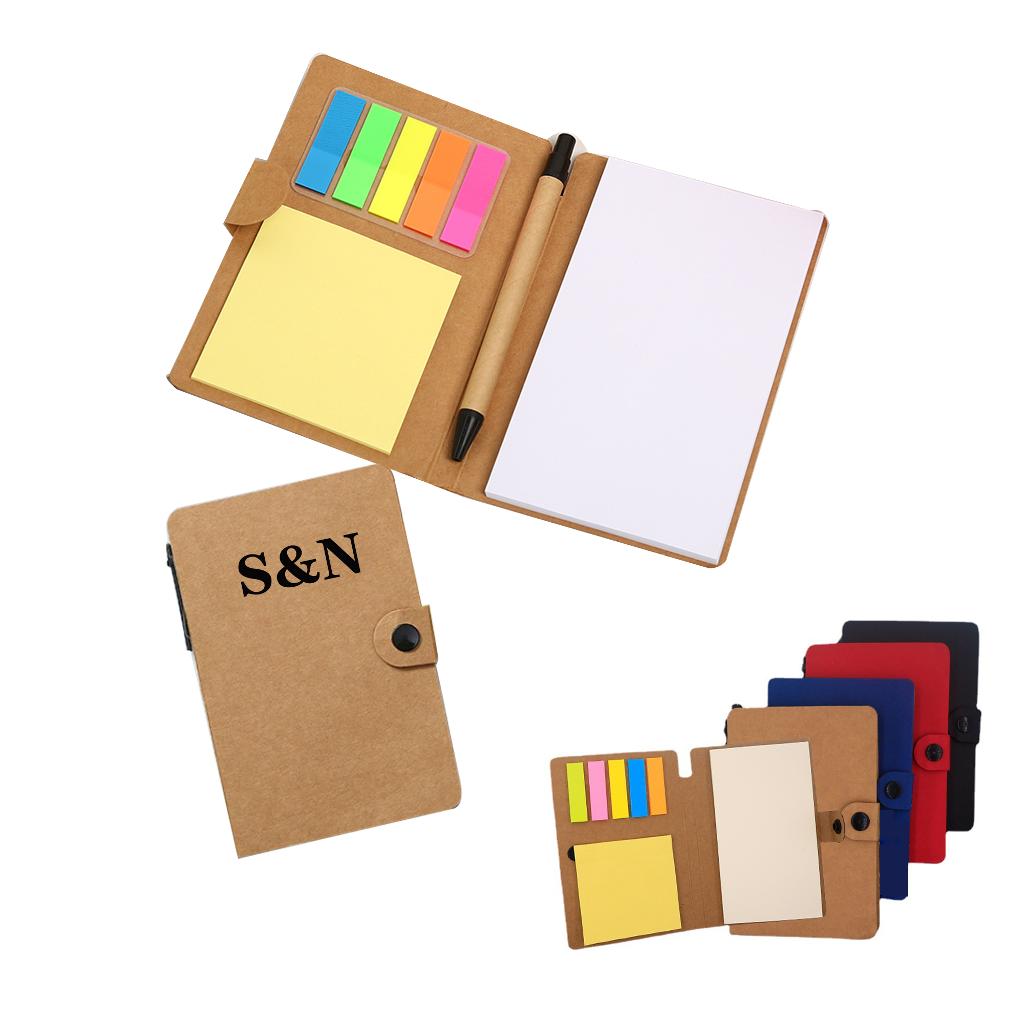 Portable Sticky Notes With Pen 1