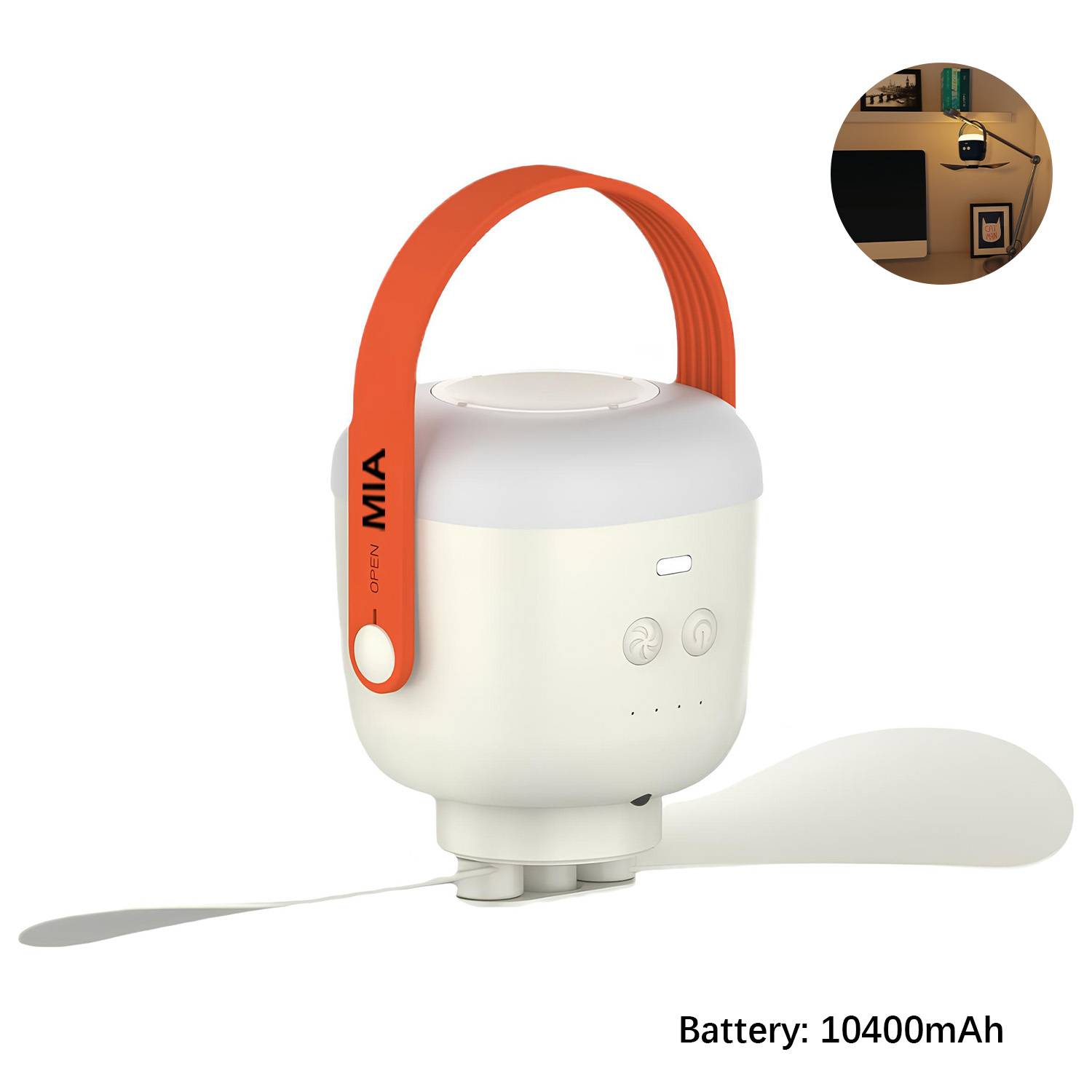 Outdoor Portable Camping Mini Ceiling Fans With Light 8