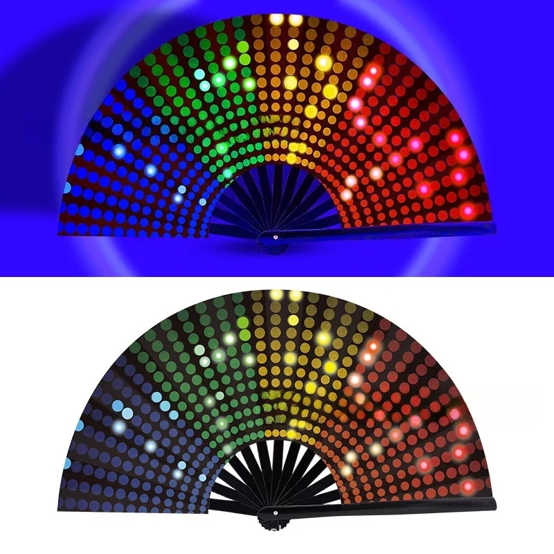 Satin Folding Dance Hand Fan 5