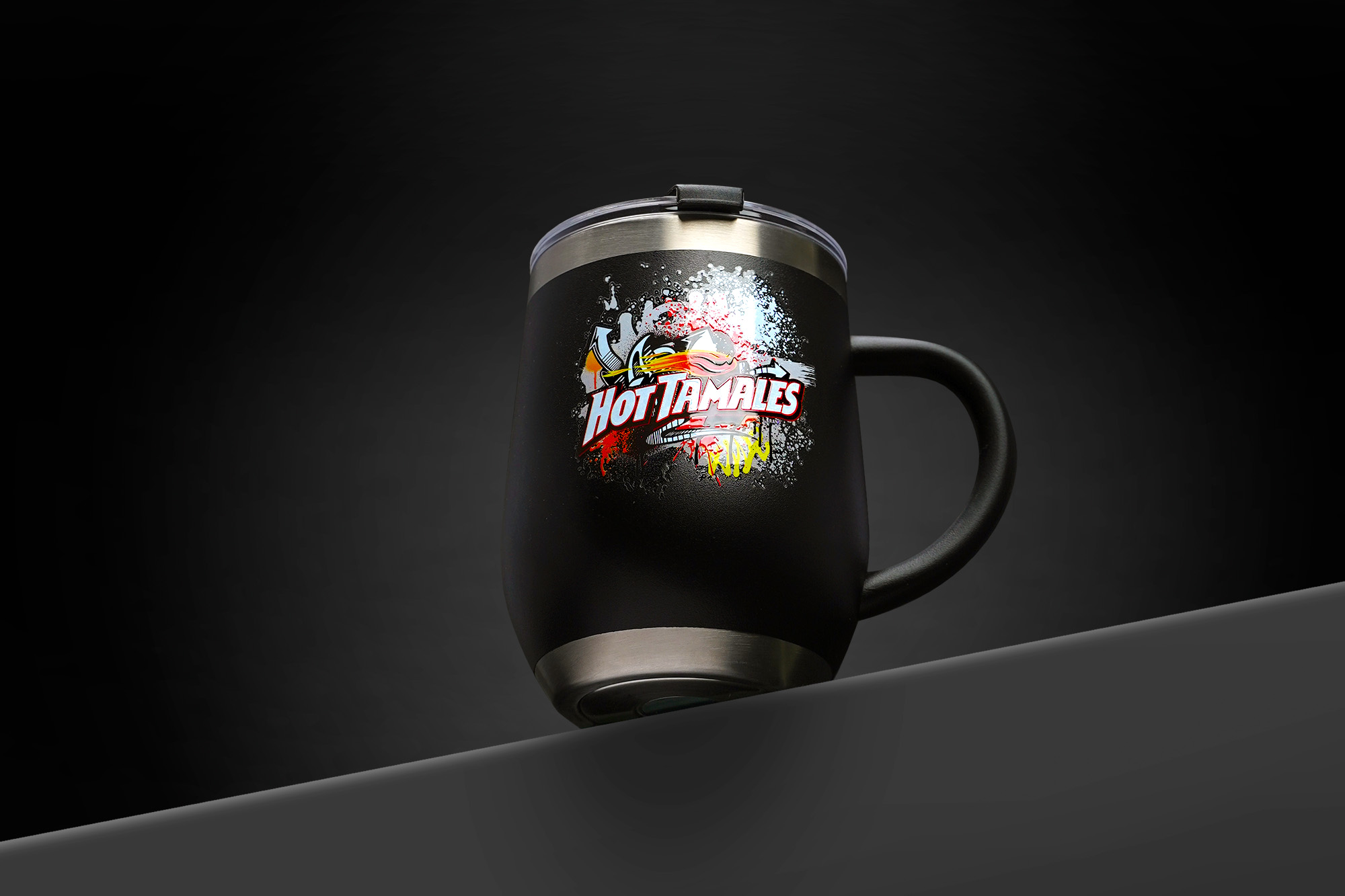 12 oz  Stemless Tumbler With Handle