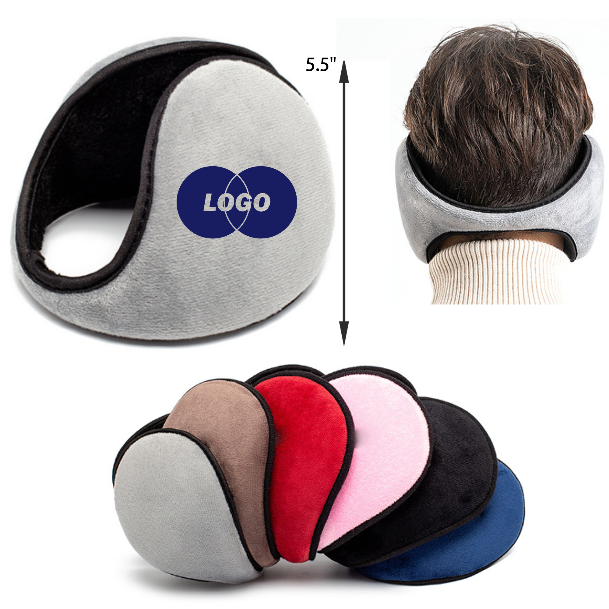 MOQ 50 PCS Cozy Winter Fleece Warm Earmuffs 4